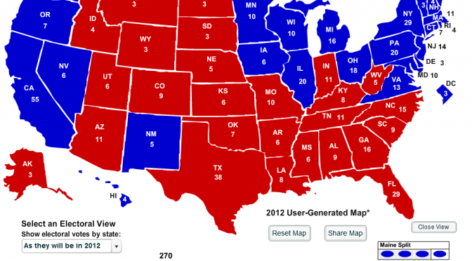 All In: my 2012 Election Prediction