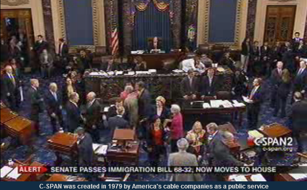 BREAKING:  Immigration Reform Bill PASSES the Senate, 68-32