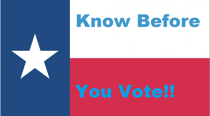 The Texas Leftist Candidate Questionnaire (TLCQ)