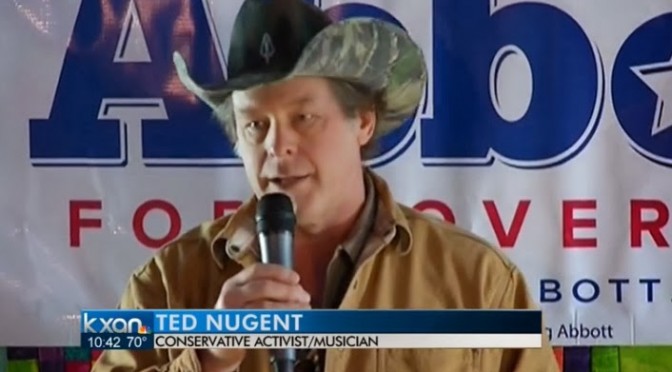 Greg Abbott: The Trouble with Ted Nugent