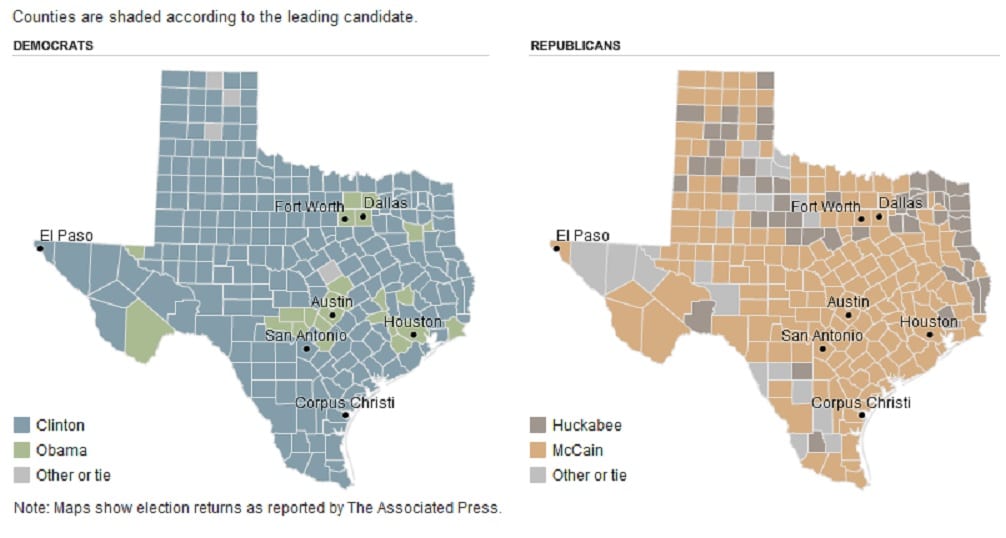More Evidence Texas Doesn't Vote Texas Leftist
