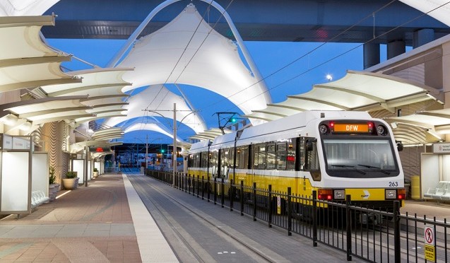 Dallas: DART Orange Line Rolls Into DFW Airport
