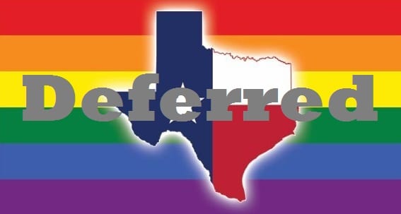 Texas Judge Declines To Lift Stay Preventing Marriage Equality