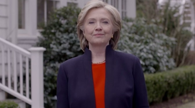 Hillary Clinton:  “I’m Running For President”