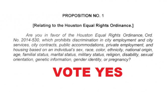 Final Ballot Language Approved for Houston Equal Rights Ordinance